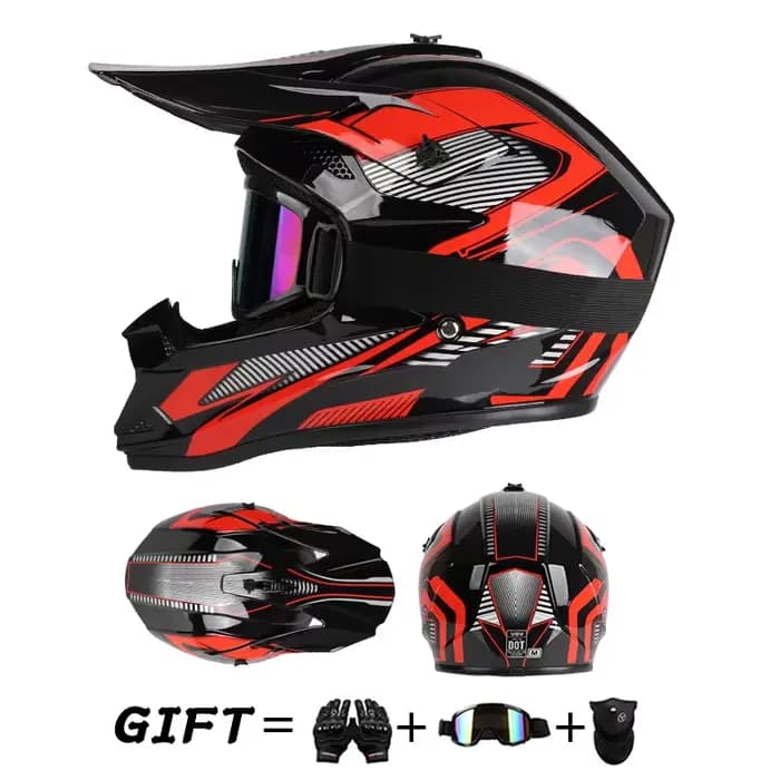 Casque de sécurité pour motocross pour enfants et adultes