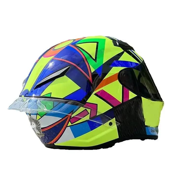 DOT approuvé Original soleil lune Lola Casque hommes et femmes