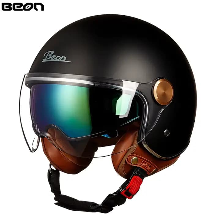 Casque de moto BEON B120 avec double visière