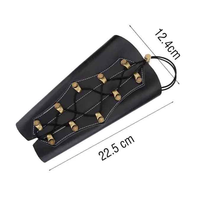 Protège-bras réglable et durable pour tir à l'arc, accessoire de protection en PU pour la chasse