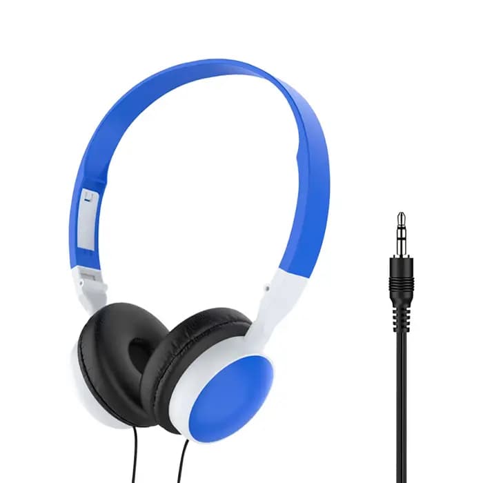 Casque filaire pliable monté sur la tête, écouteur stéréo, écouteur de sport pliable pour téléphone, tablette, 3.5mm