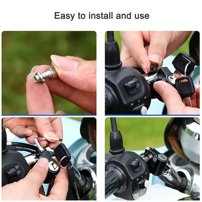 Mini serrure de casque portable