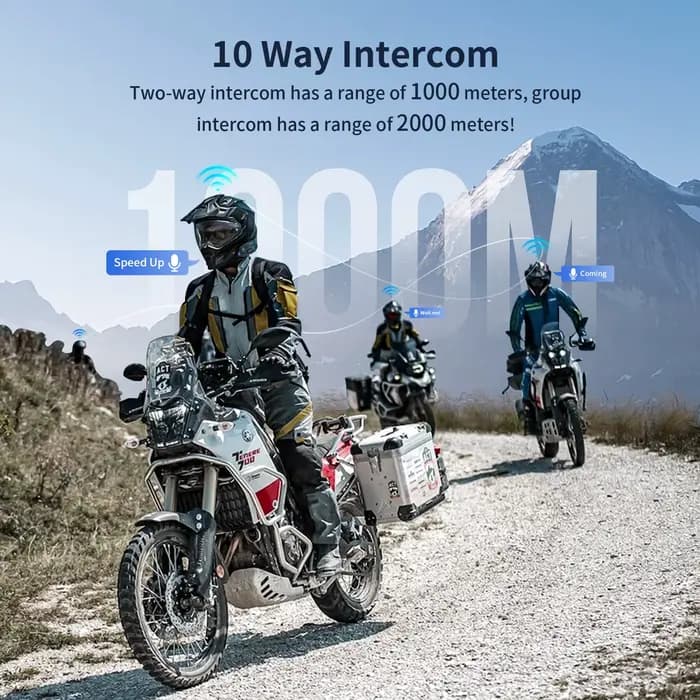 Intercom pour moto Fodsports FX60C