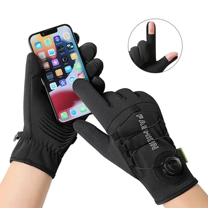 Gants de moto chauds d'hiver