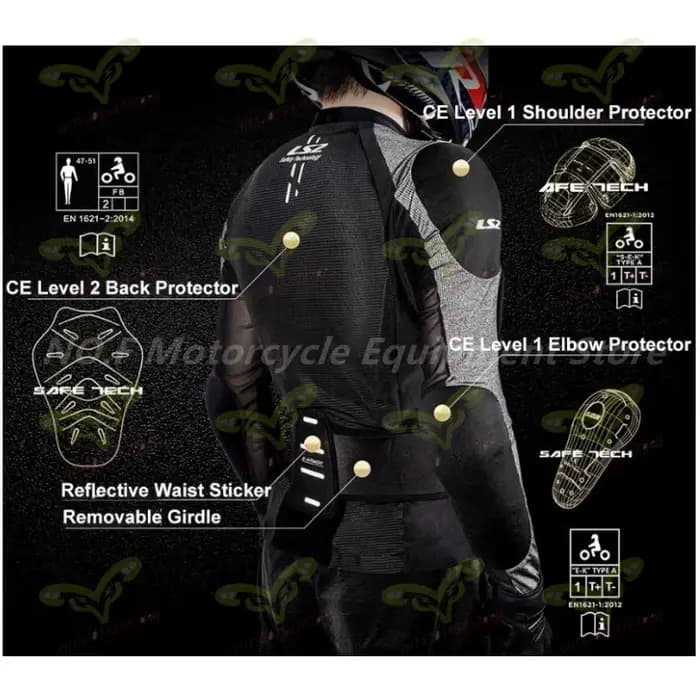 Veste de moto pour LS2X-Armor