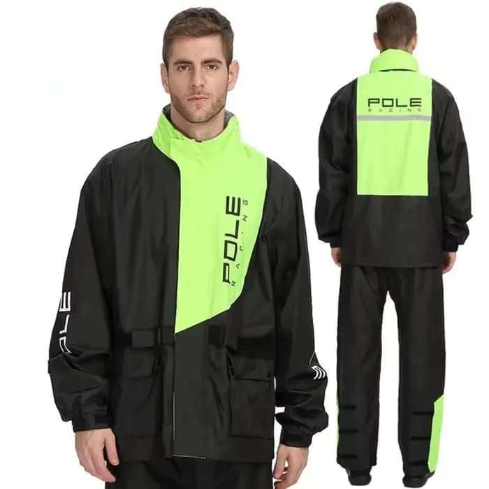 Ensemble de pluie pour moto respirant