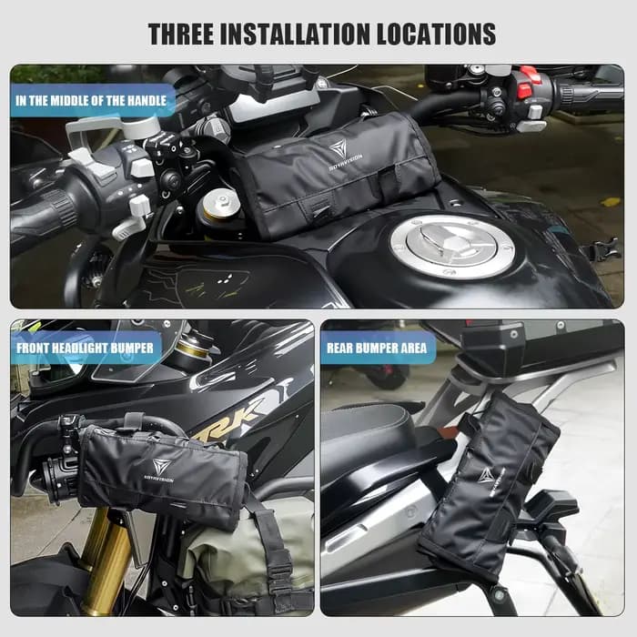 Sac à outils pour moto, grande pochette portable pour clés, sac de rangement pliable