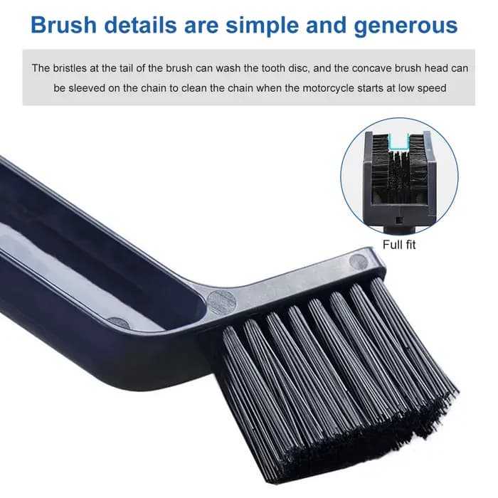 JOBooks-Brosse de Nettoyage d'Équipement de Moto