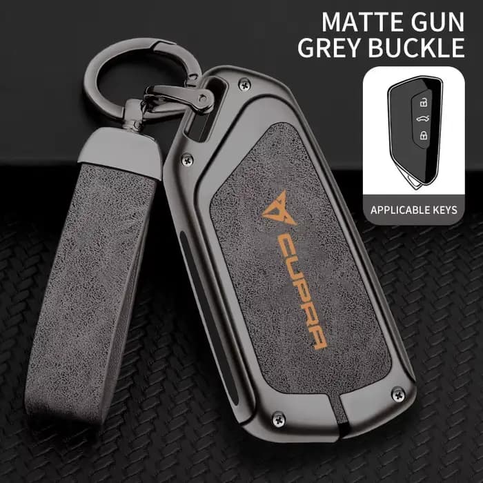 Housse de protection pour clé de voiture à distance, adaptée au porte-clés Cupra, accessoires de mode automobile, protège-clés, sac à clés.