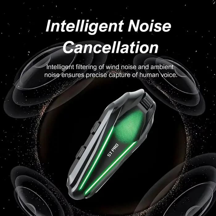 Nouveau casque de moto S7 Pro avec interphone