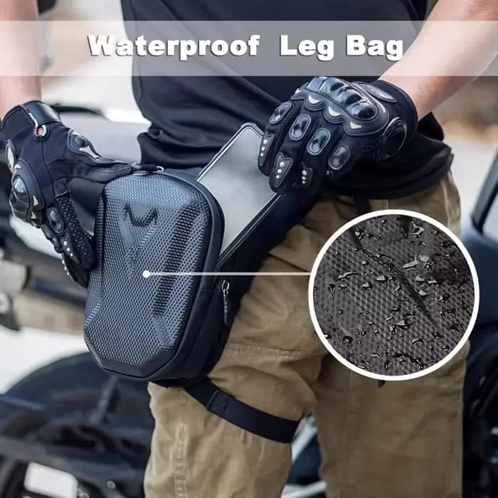 Sac de jambe imperméable pour moto