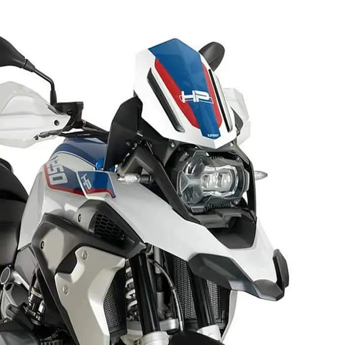 Déflecteur de vent de flux d'air de pare-brise avant de moto