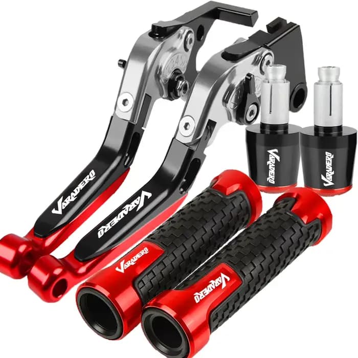 Pour Honda VARADERO 1999 ~ 2013 2012 2011 2010 2009 2008 2007 2006 2005 2004 leviers d'embrayage de frein de moto poignées de guidon extrémités
