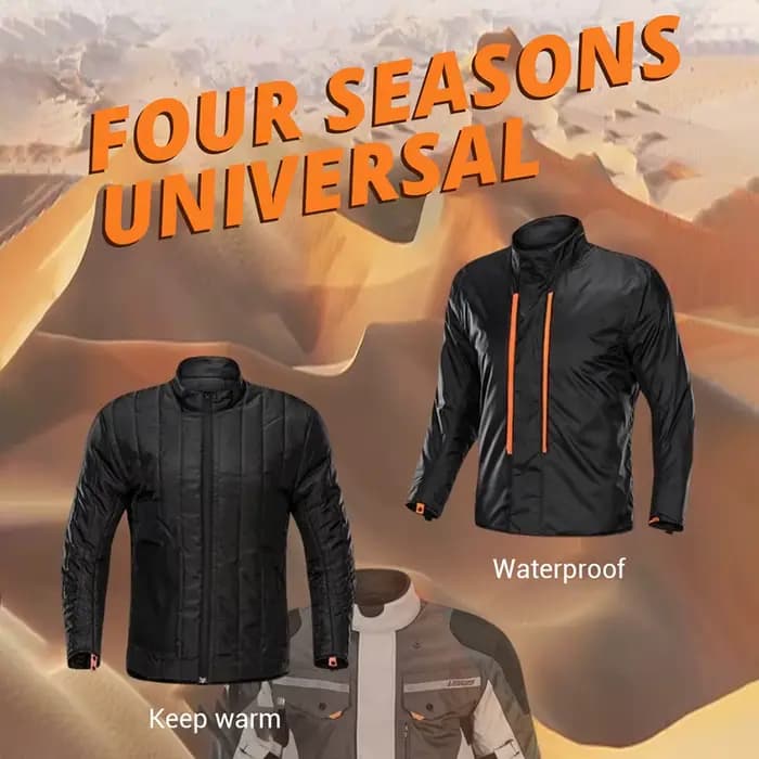 Veste de moto imperméable pour homme
