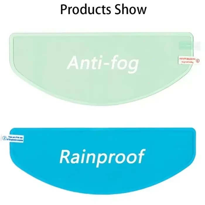 Film Anti-buée imperméable pour casque de moto
