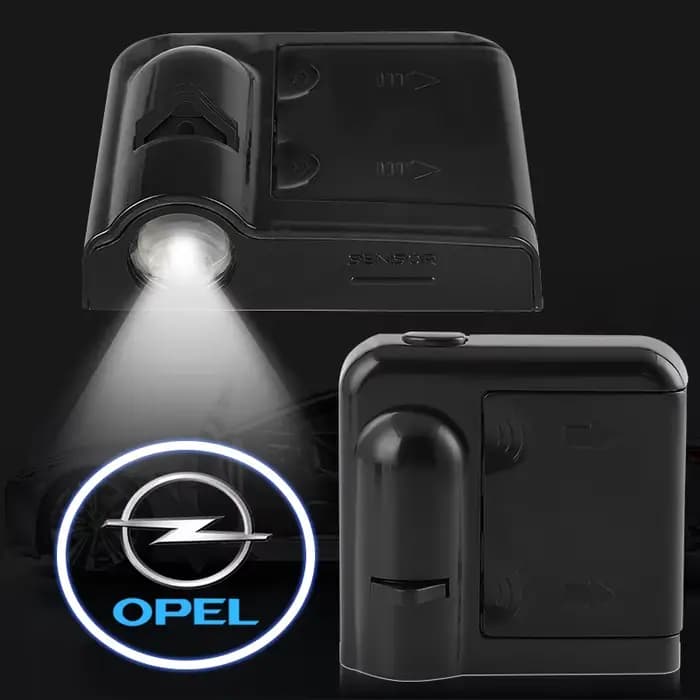 Projecteur LED pour porte de voiture, lampe à ombre, accessoires de voiture pour Opel Astra j Insignia Astra g Corsa Zafira b Mokka Vivaro Meriva
