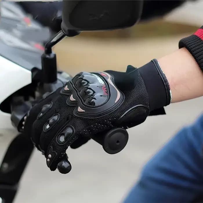Gants de moto de protection respirants pour hommes