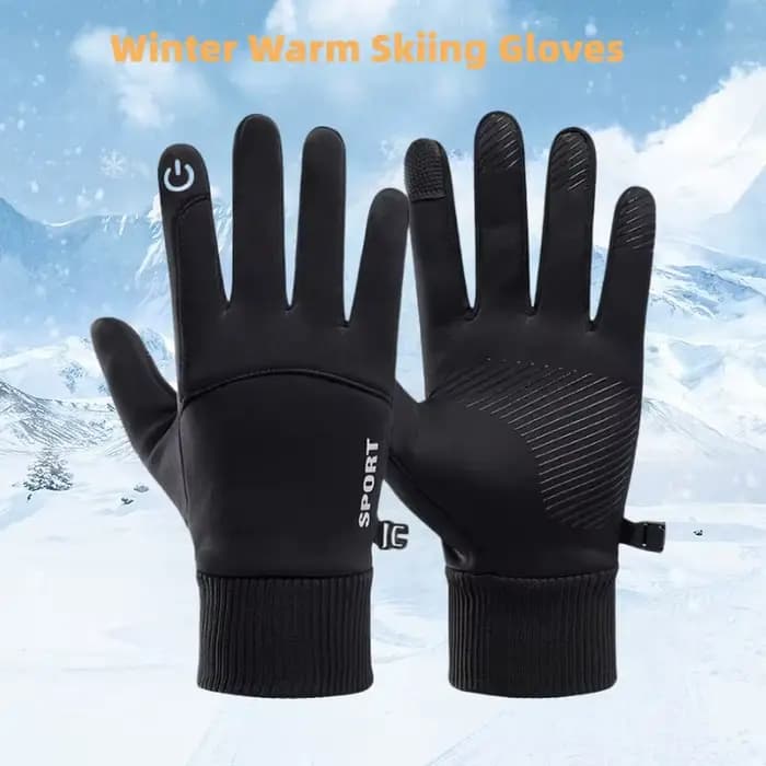 Hiver Ski Gants Chauds pour Hommes En Plein Air Cyclisme Étanche