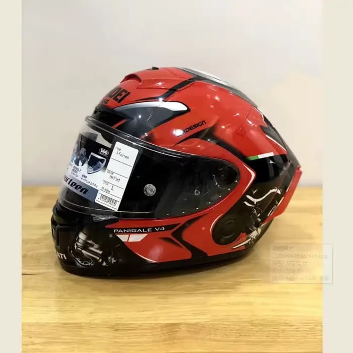 Casque De moto intégral X14 rouge