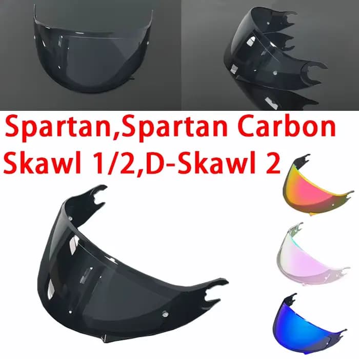 SPARTAN visières en carbone pour SHARK Spartan/D Skwal 2