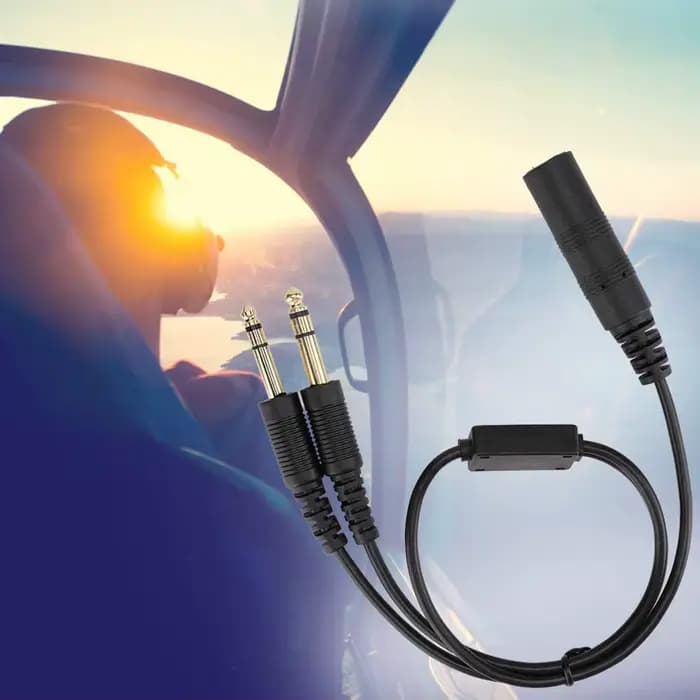 Adaptateur de casque d'aviation générale pour hélicoptère, connecteur de casque, Communication d'avion, convertisseur d'écouteurs