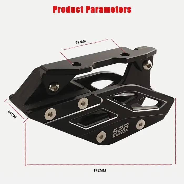 Protection de guide-chaîne et curseur de bras oscillant arrière pour moto CFMOTO CF