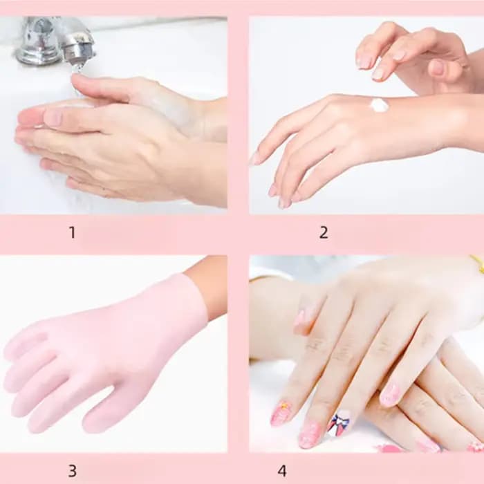 Gants hydratants en Silicone, antidérapants, pour enlever la peau morte, prévenir la sécheresse, exfoliants, outils de soins des mains