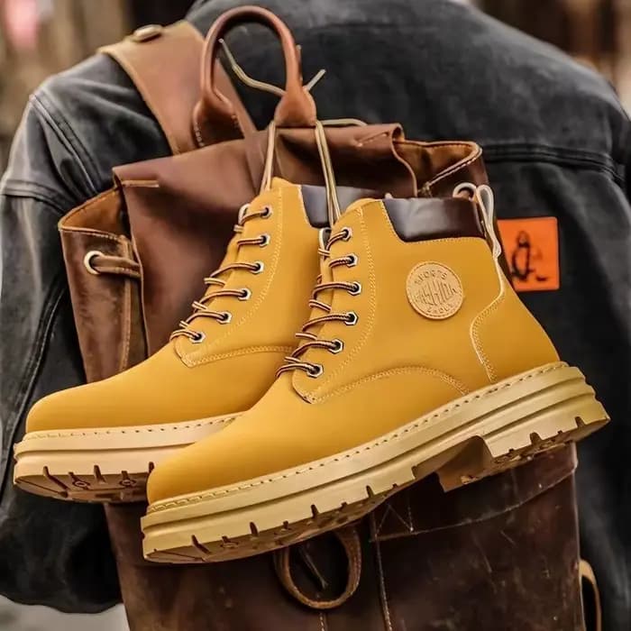 Bottes de moto montantes pour homme