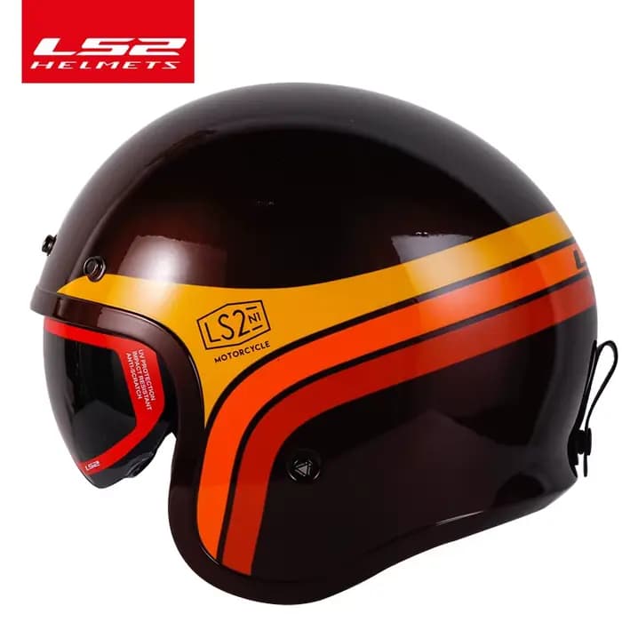 Casque de moto vintage LS2 Spitfire