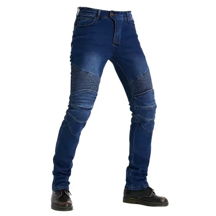 Jean de moto pour homme avec protections genoux et hanches