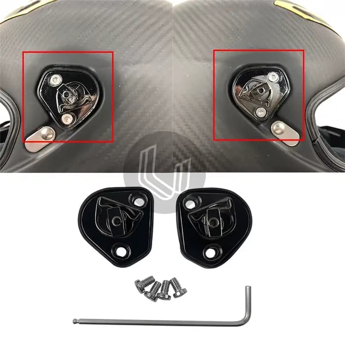Support de visière de casque de moto