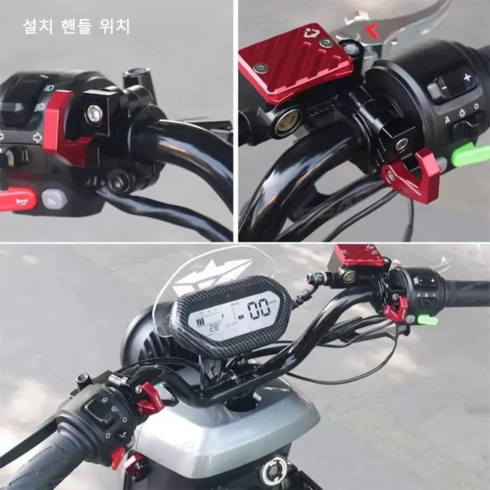 BLALION support de casque de moto CNC en aluminium sac à bagages