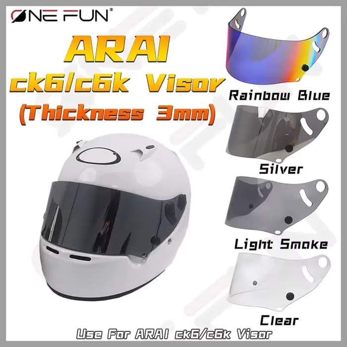 Visière de casque de moto photochromique