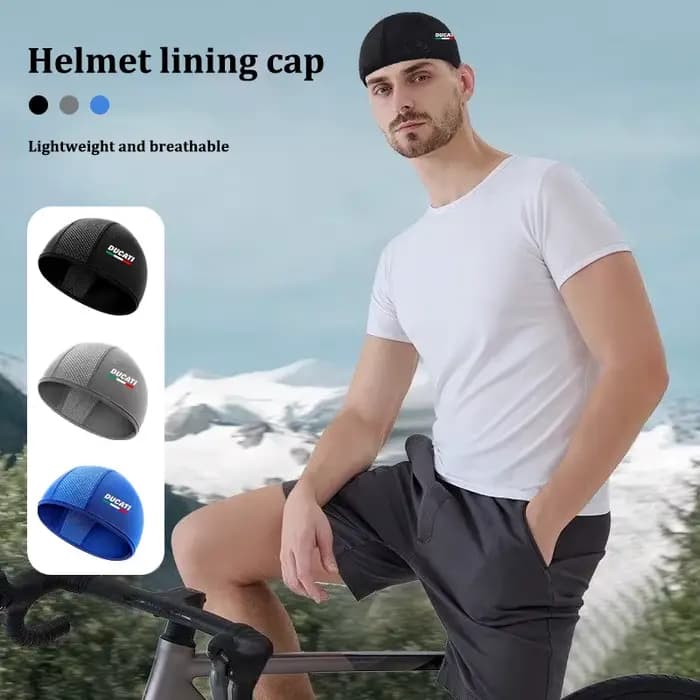 Pour Ducati Monste casque de moto casquette intérieure cagoule respirant cyclisme séchage rapide mèche refroidissement