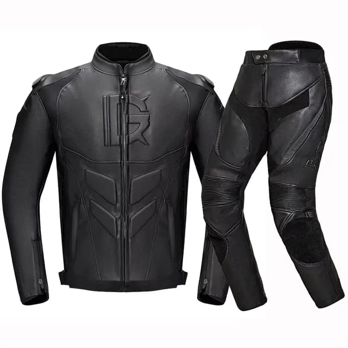Veste de Moto en cuir homme Chaqueta