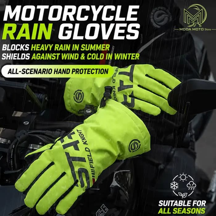Housses de gants de moto imperméables pour écran tactile
