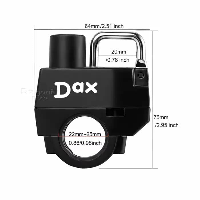 Verrou de casque de moto pour HONDA DAX125 ST125 ST 125 2022-2026 DAX 125