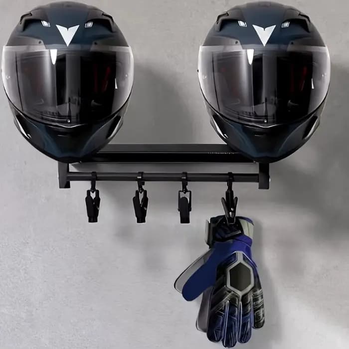 Support mural pour casque de moto