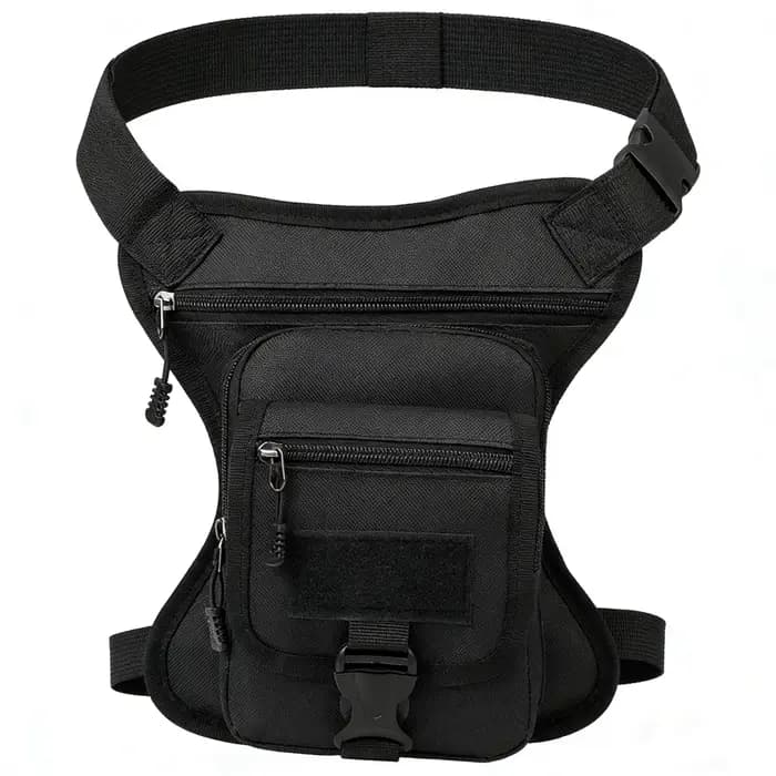 Sac de jambe de moto, ceinture de hanche multifonctionnelle d'extérieur