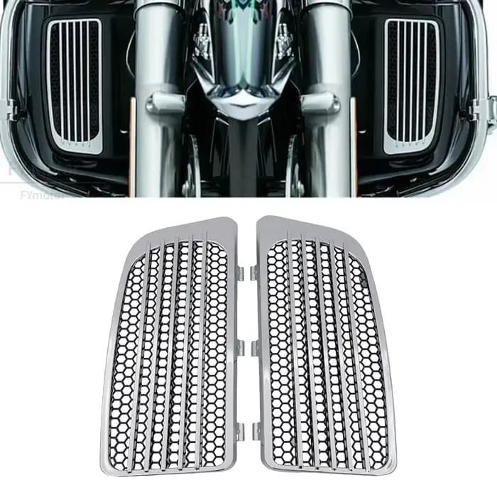 Accessoires de moto, grille de radiateur