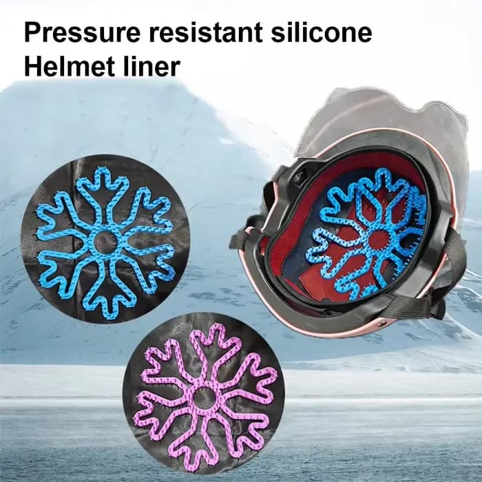 Doublure de casque de moto en silicone