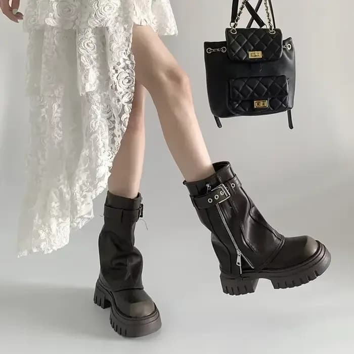 Bottes de motard pour femme Hiver 2026