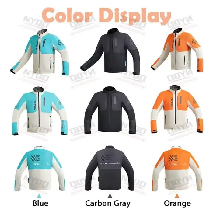 Veste de moto en maille pour hommes