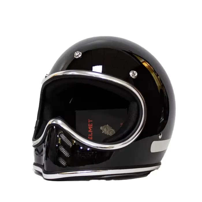 Casque de moto japonais rétro pointe de croisière
