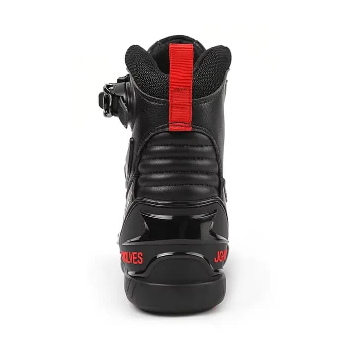 Bottes de moto en cuir pour hommes