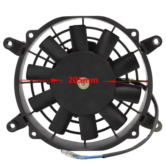 Ventilateur de radiateur de moto 12V refroidissement par électroventilateur pour KTM Honda Yamaha ATV Quad Go Kart cyclomoteur 250cc accessoires de Motocross en gros