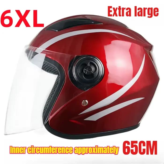 5XL 6XL grande circonférence de la tête 65cm Casque de Moto