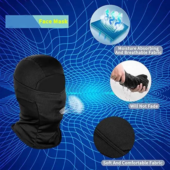 Cagoule masque facial