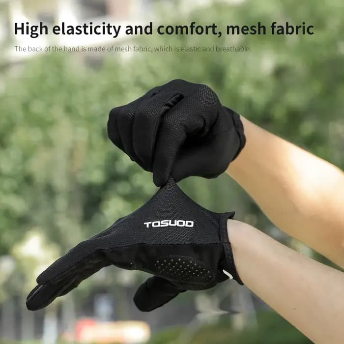 TOSUOD gants de cyclisme respirant évacuant l'humidité antidérapant résistant aux chocs