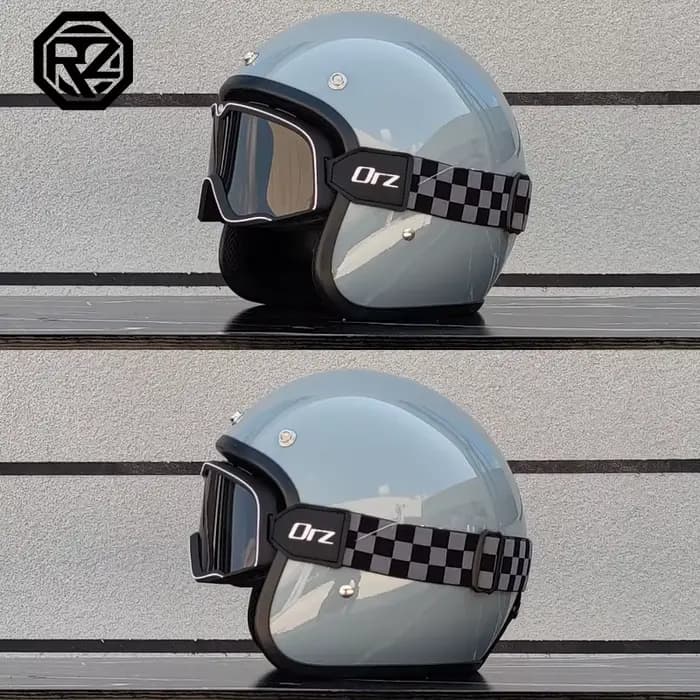 Casque de moto rétro approuvé DOT